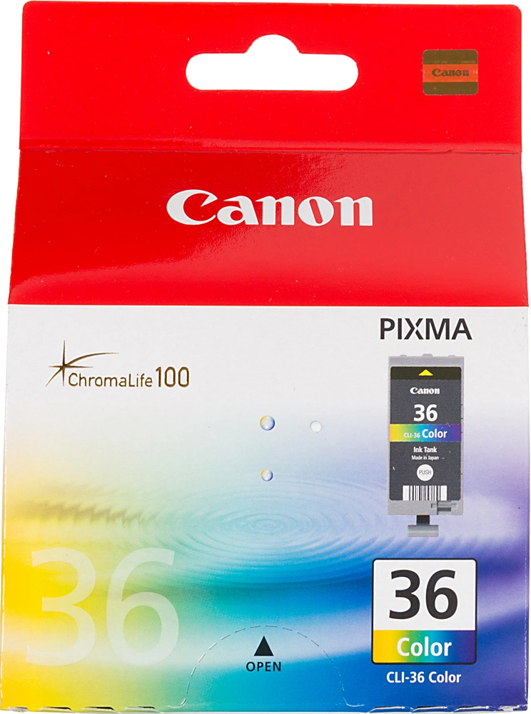 Картридж струйный Canon CLI-36 1511B001 многоцветный печ.гол.в компл. для Canon Pixma 260mini