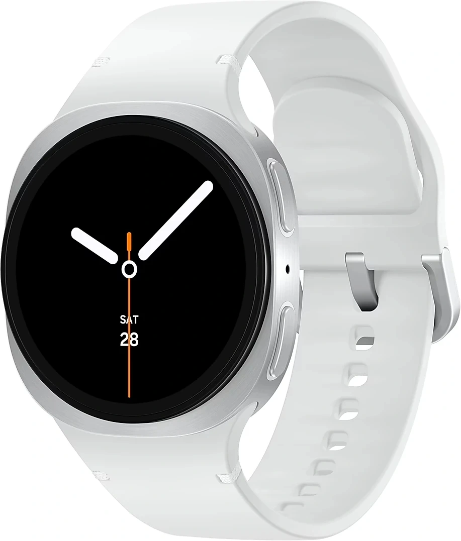 Смарт-часы Samsung Galaxy Watch 8 40мм 1.3" Super AMOLED корп.серебристый рем.серебристый (SM-L320NZSAMEA)