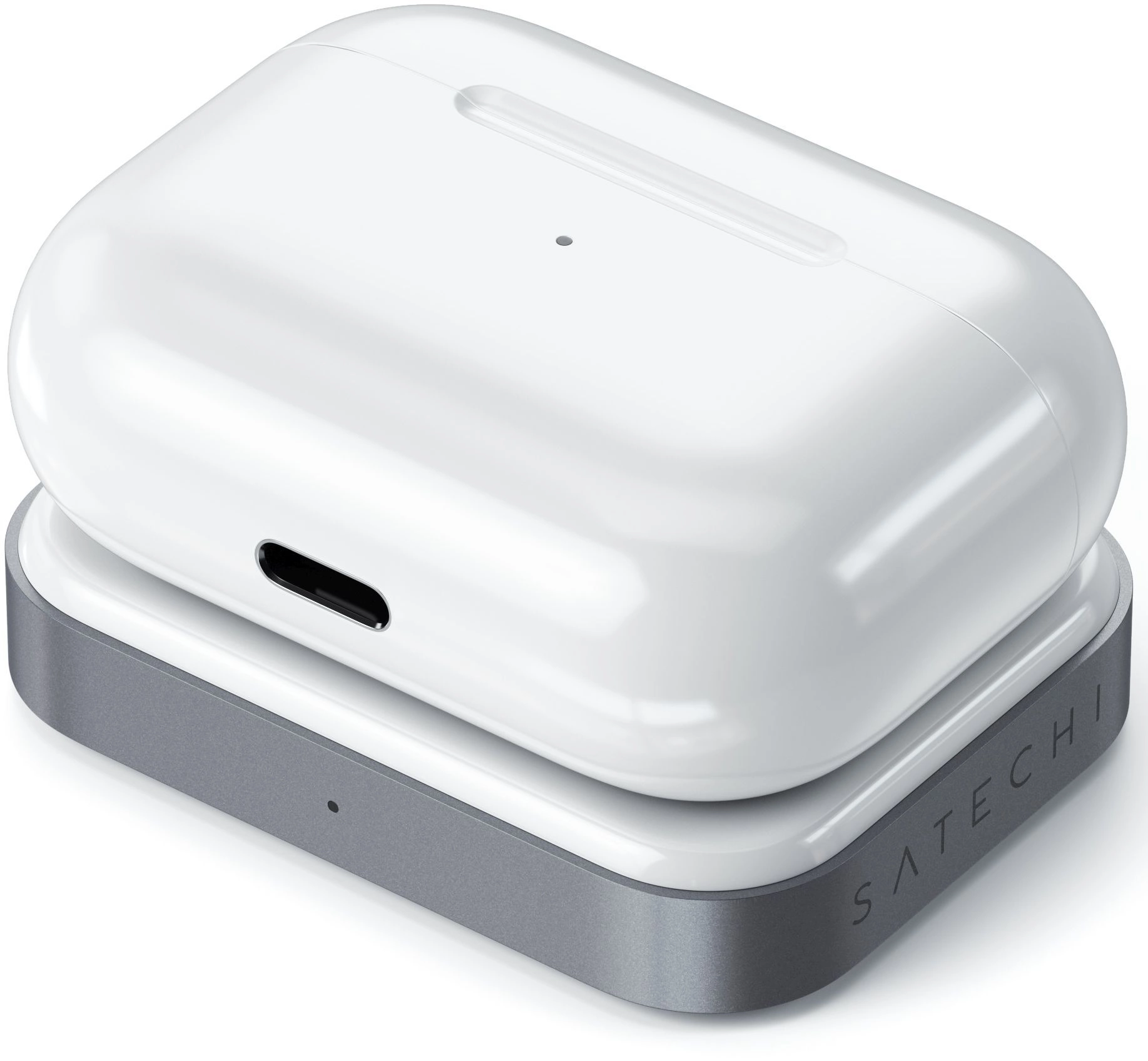 Беспроводное зар./устр. Satechi 5W USB-C для Apple белый (ST-TCWCDM)