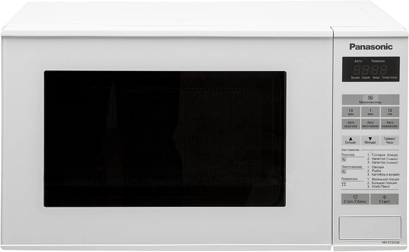 Микроволновая Печь Panasonic NN-ST251WZPE 20л. 800Вт белый