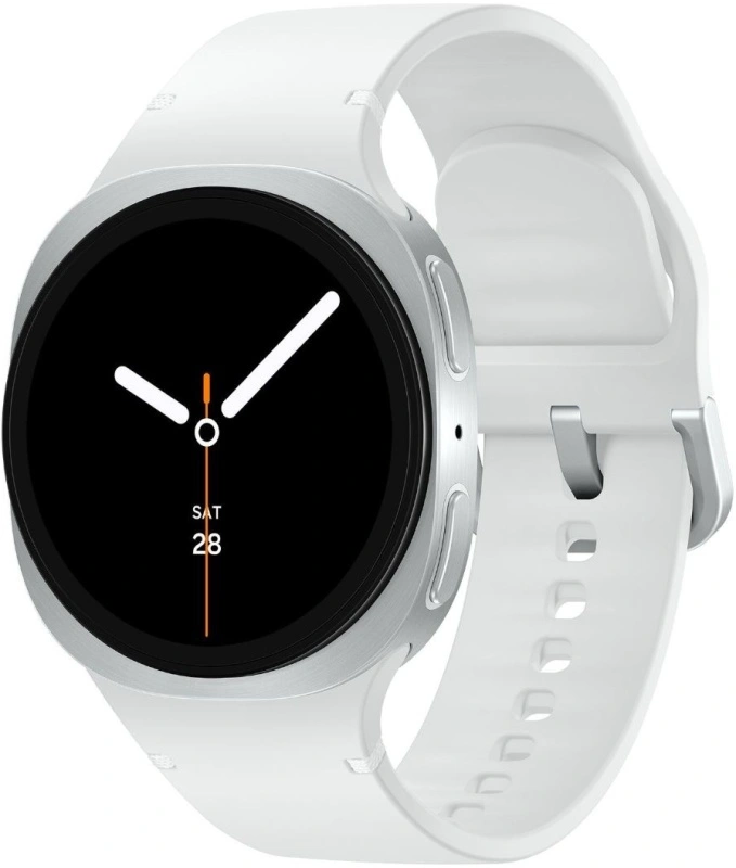 Смарт-часы Samsung Galaxy Watch 8 LTE 40мм 1.34" Super AMOLED корп.серебристый рем.серебристый (SM-L325FZSACAU)