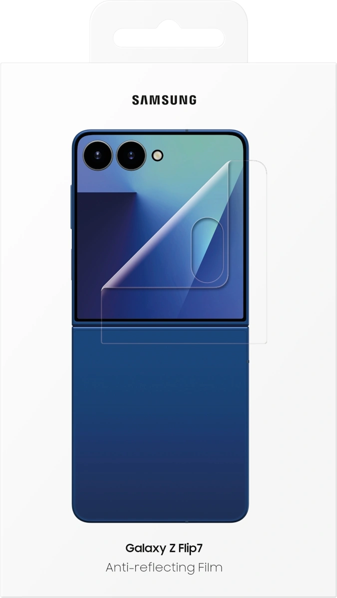 Защитная пленка для экрана Samsung прозрачный для Samsung Galaxy Z Flip7 прозрачная антиблик. 2шт. (EF-UF766CTEGRU)
