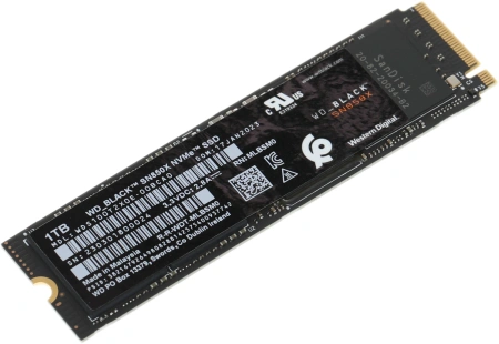 Накопитель SSD WD PCIe 4.0 x4 1TB WDS100T2X0E Black SN850X M.2 2280