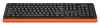 Клавиатура A4Tech FKS10 черный/оранжевый USB (подставка для запястий) (FKS10 ORANGE) кабель 1.5м