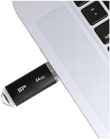 Флеш Диск Silicon Power 64Gb Ultima U02 SP064GBUF2U02V1K USB2.0 черный
