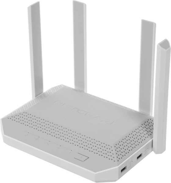 Роутер беспроводной Keenetic Netcraze Giga (NC-1012) AX3000 10/100/1000BASE-TX/SFP/4g ready белый