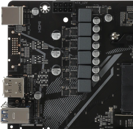 Материнская плата Gigabyte B550M K Soc-AM4 AMD B550 4xDDR4 mATX AC`97 8ch(7.1) GbLAN RAID+HDMI+DP