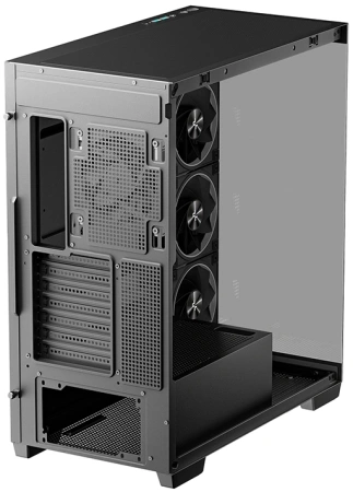 Корпус Deepcool CG580 4F V2 черный без БП ATX 6x120mm 4x140mm 2xUSB3.0 audio bott PSU