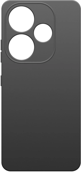Чехол (клип-кейс) BoraSCO для Xiaomi Poco F6 Silicone Case черный (73393)