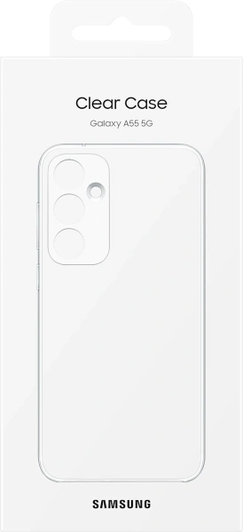 Чехол (клип-кейс) Samsung для Samsung Galaxy A55 Clear Case A55 прозрачный (EF-QA556CTEGRU)