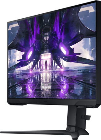 Монитор Samsung 24" Odyssey G3 S24AG320NI черный VA LED 1ms 16:9 HDMI полуматовая HAS Piv 3000:1 250cd 178гр/178гр 1920x1080 165Hz FreeSync Premium DP 4.5кг