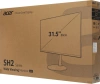 Монитор Acer 31.5" SH322QKbmiiphx черный VA LED 4ms 16:9 HDMI M/M матовая HAS Piv 250cd 178гр/178гр 3840x2160 60Hz FreeSync DP WQ HD 2K (1440p) 7.49кг