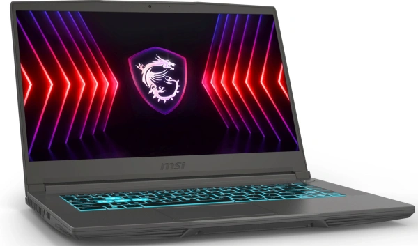 Ноутбук MSI Thin 15 B13VE-3419XRU Core i5 13420H 16Gb SSD1Tb NVIDIA GeForce RTX4050 6Gb 15.6" IPS FHD (1920x1080) FreeDOS grey space WiFi BT Cam (9S7-16R831-3419)