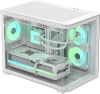 Корпус Formula Crystal U2M Floe белый без БП mATX 9x120mm 1xUSB3.1 audio bott PSU