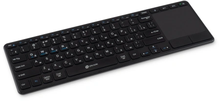 Клавиатура Оклик K614W черный USB беспроводная slim Multimedia Touch (1979327)