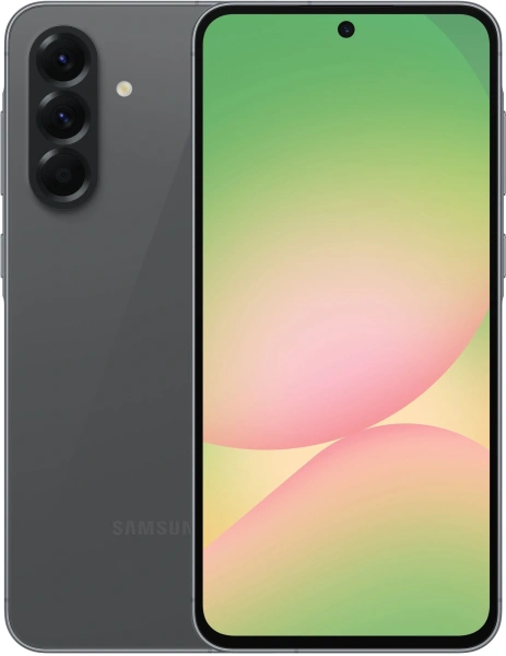 Смартфон Samsung SM-A566E Galaxy A56 5G 256Gb 8Gb черный моноблок 3G 4G 2Sim 6.7" 1080x2340 Android 15 50Mpix 802.11 a/b/g/n/ac/ax NFC GPS GSM900/1800 GSM1900 Protect