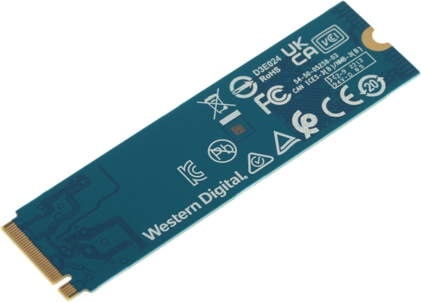 Накопитель SSD WD S PCIe 3.0 x4 1TB WDS100T3G0C Green SN350 M.2 2280