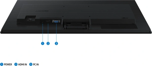 Монитор Samsung 24" Essential S3 S24D300GAIXCI черный IPS LED 16:9 HDMI матовая 250cd 178гр/178гр 1920x1080 100Hz VGA FHD 2.4кг