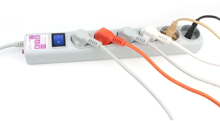 Сетевой фильтр Powercube SPG(5+1)-16B-3M-WHITE 3м (6 розеток) белый (коробка)