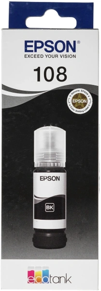 Чернила Epson 108 C13T09C14A черный 70мл для Epson L8050/L18050
