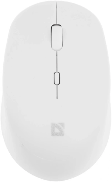Мышь Defender Auris MB-027 белый оптическая 1600dpi silent беспров. USB для ноутбука 3but (52028)