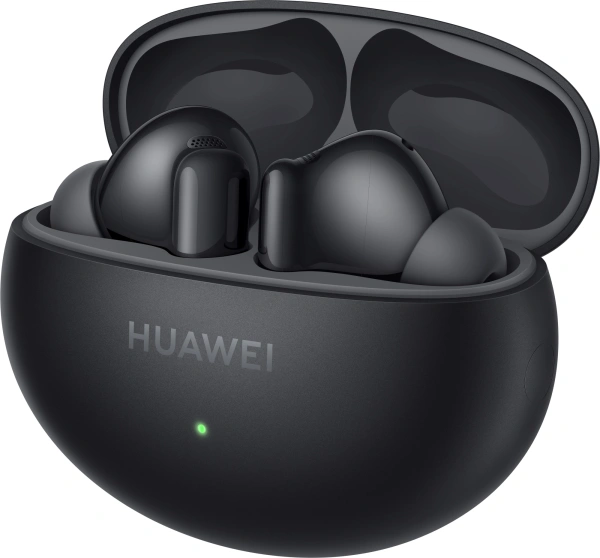 Гарнитура внутриканальные Huawei FreeBuds 6i Orca-T100 черный беспроводные bluetooth в ушной раковине (55037548)