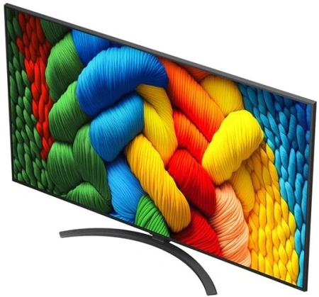 Телевизор LED LG 65" 65NANO81A6A.ARUG черный 4K Ultra HD 60Hz DVB-T DVB-T2 DVB-C DVB-S DVB-S2 USB WiFi Smart TV