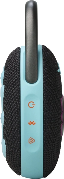 Колонка порт. JBL Clip 5 черный/оранжевый 7W Mono BT 10м 1400mAh