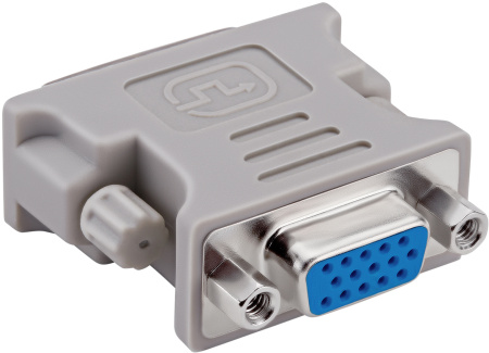 Адаптер Buro DVI-I(m) VGA (f) (BHP RET ADA_DVI-VGA) серый (блистер)