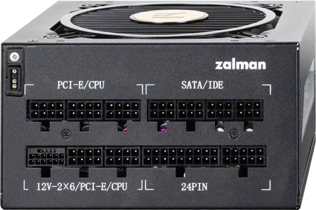 Блок питания Zalman ATX 1000W ZM1000-TMX2 VIEW Gen.5 80+ gold 24pin APFC 120mm fan color 12xSATA Cab Manag RTL