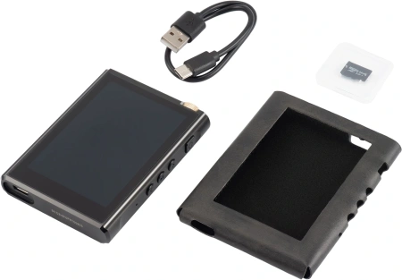 Плеер Hi-Fi Flash Digma Pro XT7 черный/золотистый/3.5"/microSD/microSDHC