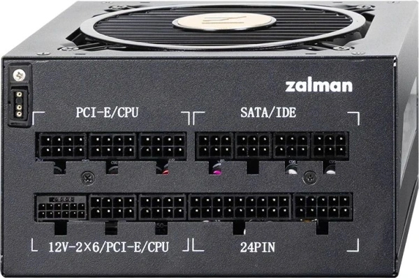 Блок питания Zalman ATX 1200W ZM1200-TMX2 VIEW Gen.5 80+ gold 24pin APFC 120mm fan color 12xSATA Cab Manag RTL