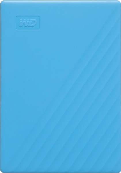 Жесткий диск WD USB3.2 Gen1 4TB WDBPKJ0040BBL-WESN My Passport 2.5" голубой