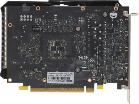 Видеокарта Afox PCI-E 4.0 AF3060-12GD6H4-V3 NVIDIA GeForce RTX 3060 12Gb 192bit GDDR6 1350/15000 HDMIx1 DPx3 HDCP Ret