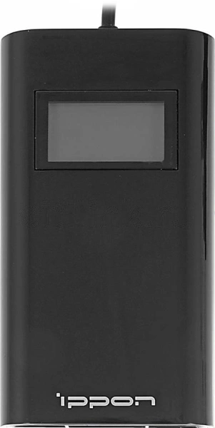 Блок питания Ippon D65U автоматический 65W 15V-19.5V 11-коннект. 3.5A от бытовой электросети LСD индикатор