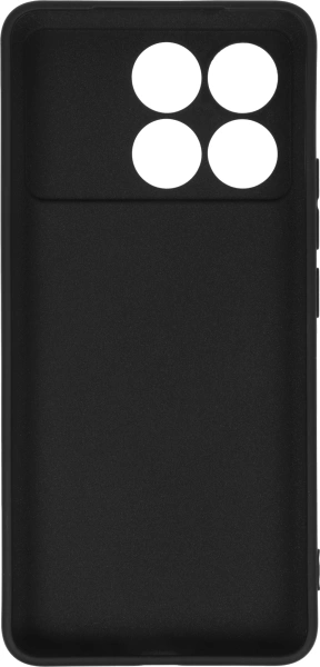 Чехол (клип-кейс) BoraSCO для Xiaomi Poco F6 Pro Silicone Case черный (73394)