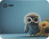 Коврик для мыши Cactus Owl blue рисунок 220x180x2мм (CS-MP-P07XS)