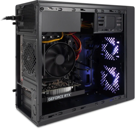 ПК IRU Tactio 310H6SEA MT i5 12400F (2.5) 16Gb SSD512Gb RTX3050 8Gb FreeDOS GbitEth 500W черный (2111269)