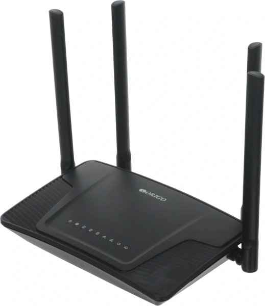 Роутер беспроводной Origo OWR1530AXG (OWR1530AXG/A1A) AX1500 10/100/1000BASE-T черный