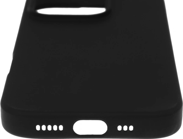 Чехол (клип-кейс) BoraSCO для Apple iPhone 16 Pro Microfiber Case черный (73691)