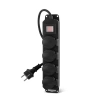 Сетевой фильтр Buro 400MDP-3-B 3м (4 розетки) черный (коробка)