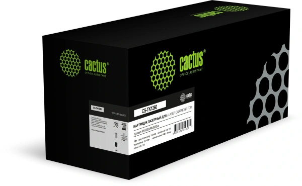 Картридж лазерный Cactus CS-TK1260 TK-1260 черный (10000стр.) для Kyocera PA4000x/PA4000wx