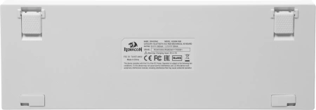Клавиатура Redragon Draconic механическая белый USB беспроводная BT slim for gamer LED (77810) кабель 1.8м
