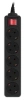 Сетевой фильтр PC Pet AP01006-5-B 5м (5 розеток) черный (пакет ПЭ)