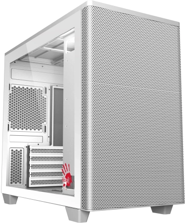 Корпус Bloody BD-CC117F белый без БП mATX 5x120mm 1xUSB2.0 1xUSB3.0 audio bott PSU