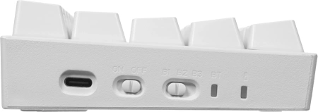 Клавиатура Redragon Draconic механическая белый USB беспроводная BT slim for gamer LED (77810) кабель 1.8м