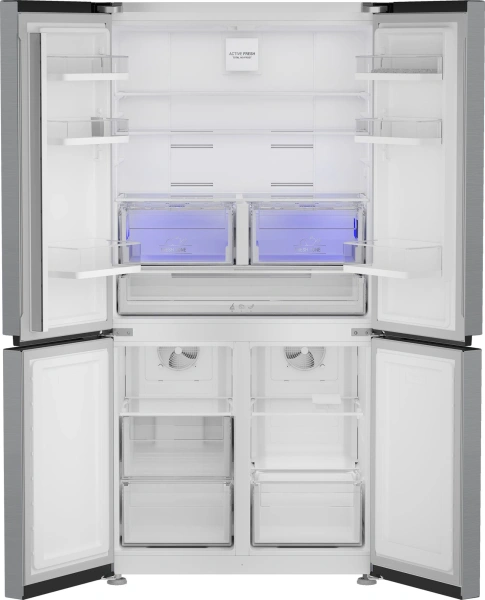 Холодильник Hotpoint HFP4 625I X 3-хкамерн. нержавеющая сталь/серебристый инвертер