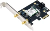 Сетевой адаптер Wi-Fi + Bluetooth Asus PCE-BE6500 BE6500 PCI Express (ант.внеш.съем) 2ант.