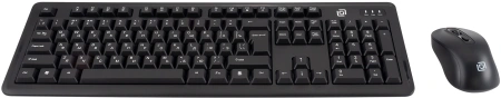 Клавиатура + мышь Оклик S605 клав:черный мышь:черный USB Multimedia