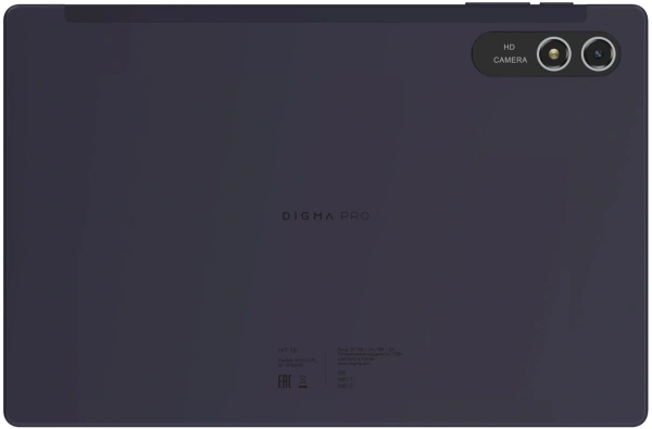 Планшет Digma Pro HIT 18 T616 (2.0) 8C RAM8Gb ROM256Gb 10.5" IPS 1920x1200 4G Android 13 фиолетовый 13Mpix 5Mpix BT WiFi microSD 512Gb 7000mAh 5hr 120hrs